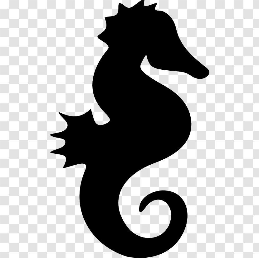 Seahorse Silhouette Clip Art - Pipefishes And Allies Transparent PNG
