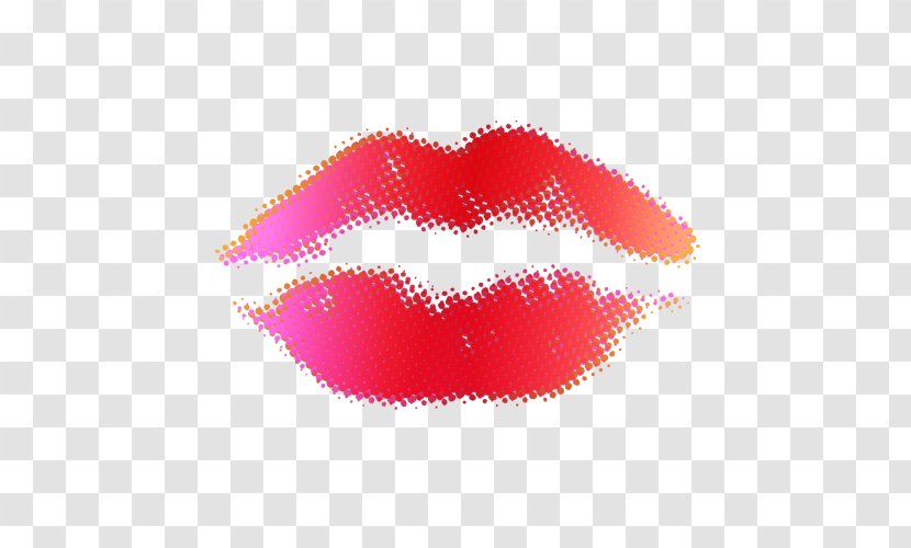Lip Download Google Images - Text - Bright Red Lips Transparent PNG