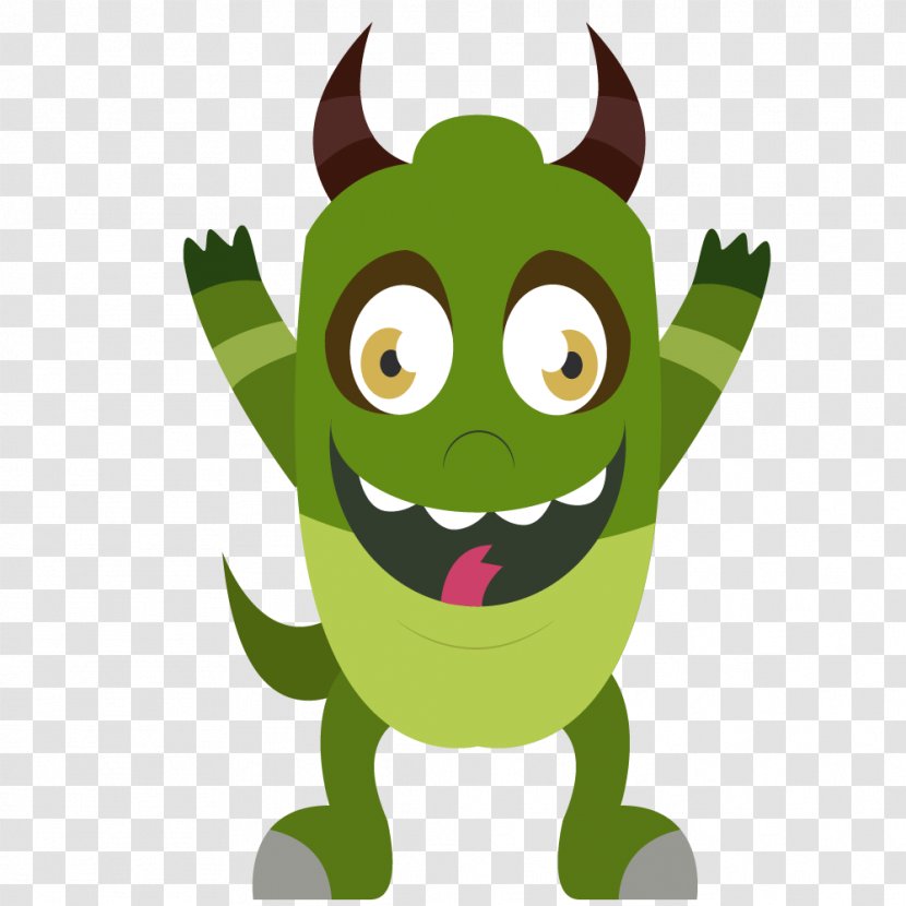 Image Cartoon Drawing Monster - Smile - Birdy Transparent PNG