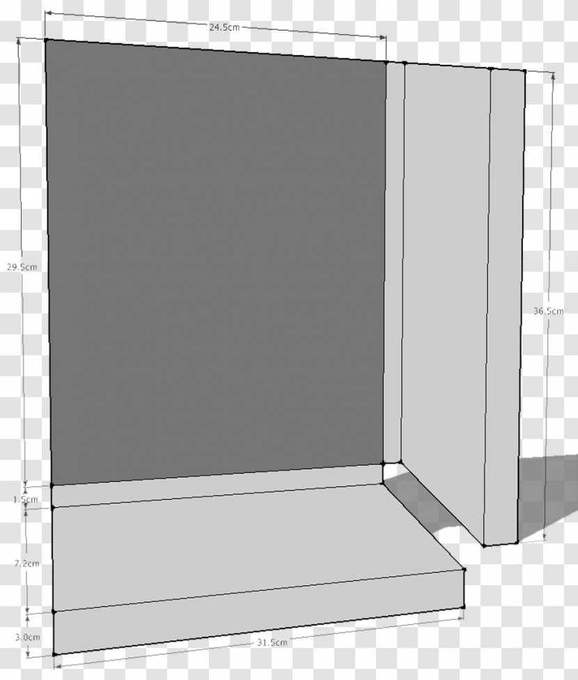 Furniture Line Angle - Window Transparent PNG