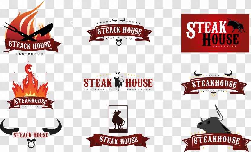 Logo Product Design Brand Clip Art - Steak House Transparent PNG