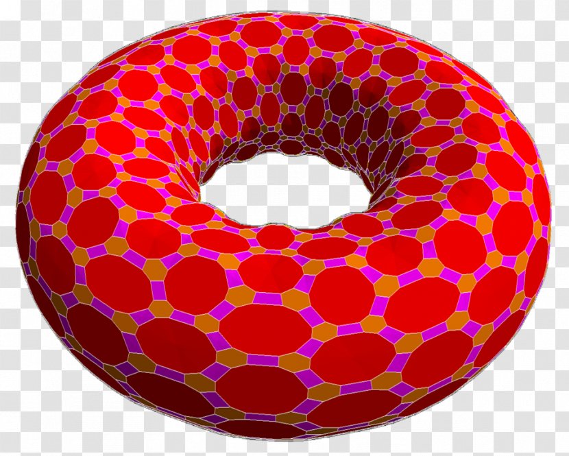 Red Circle - Euclidean Geometry - Magenta Doughnut Transparent PNG