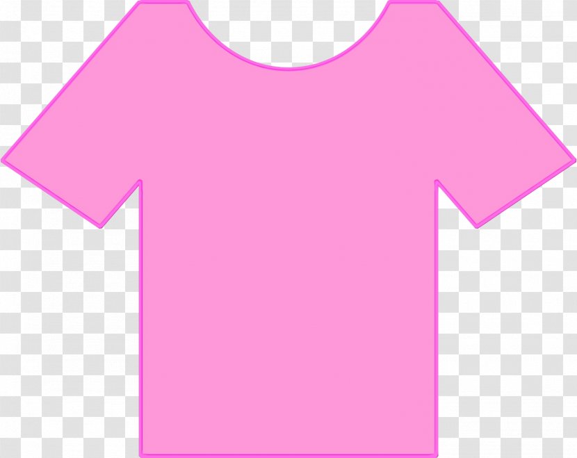 Pink T-shirt White Clothing Text - Sleeve Violet Transparent PNG