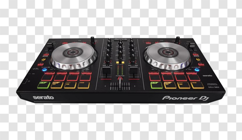 DJ Controller Pioneer Disc Jockey Mixer Audio Mixers - Electronic Instrument - Turntable Transparent PNG