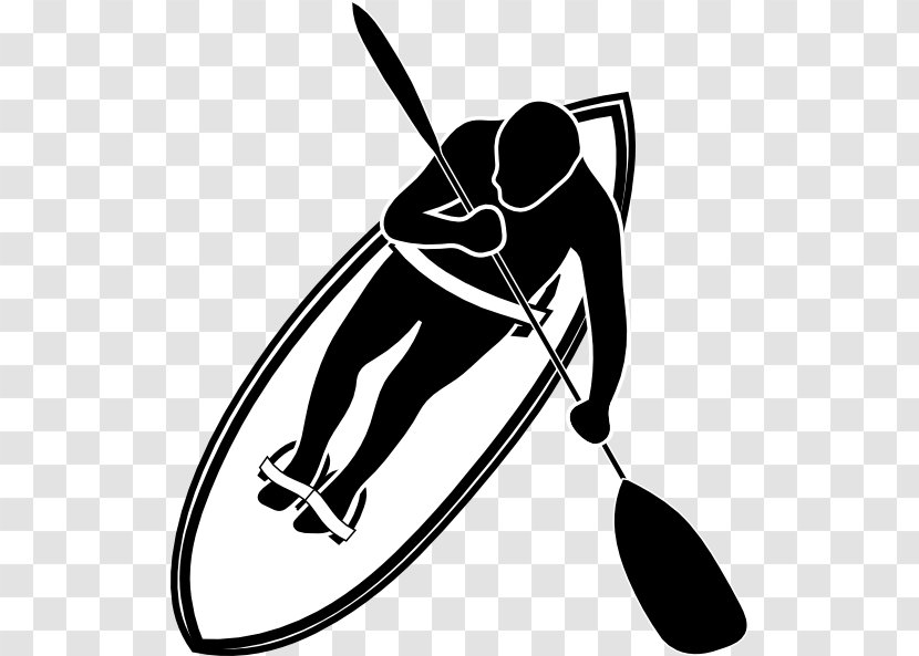 Euclidean Vector Wave Wind Clip Art - Black And White - Paddleboard Silhouette Cliparts Transparent PNG