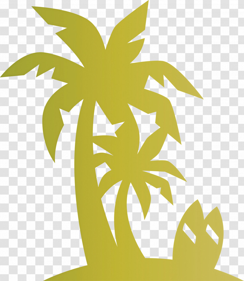 Palm Tree Beach Tropical Transparent PNG