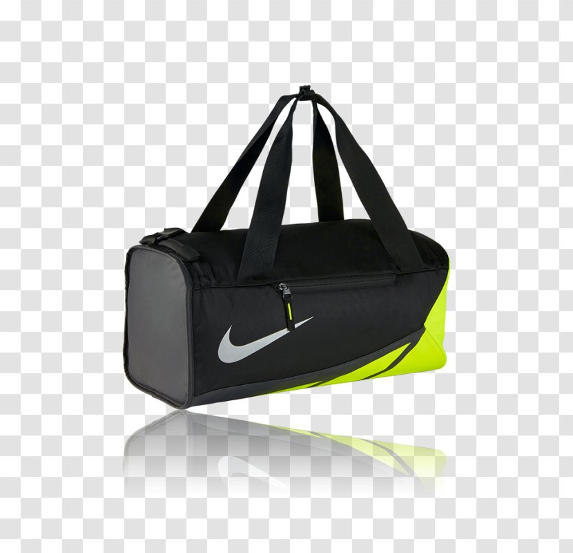 Nike Vapor Max Air (Medium) Training Duffel Bag - Brasilia 6 Small Voltblackblack - Black Bags CoatMax Transparent PNG