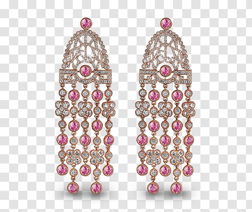 Ruby Earring Jewellery Gemstone - Jacob Co - Interlocking Bridal Sets Transparent PNG