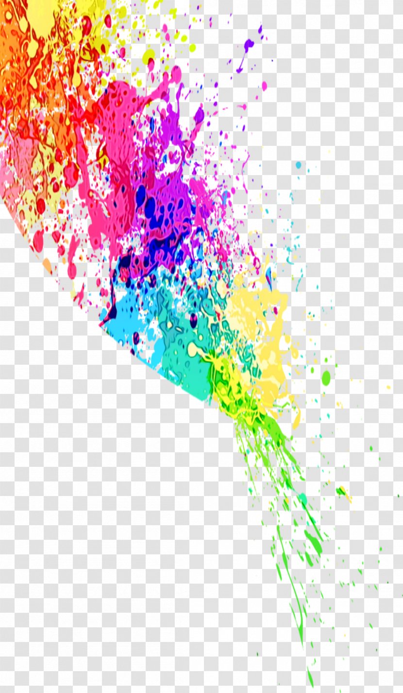 Cartoon Confetti - Holi - Colorfulness Transparent PNG