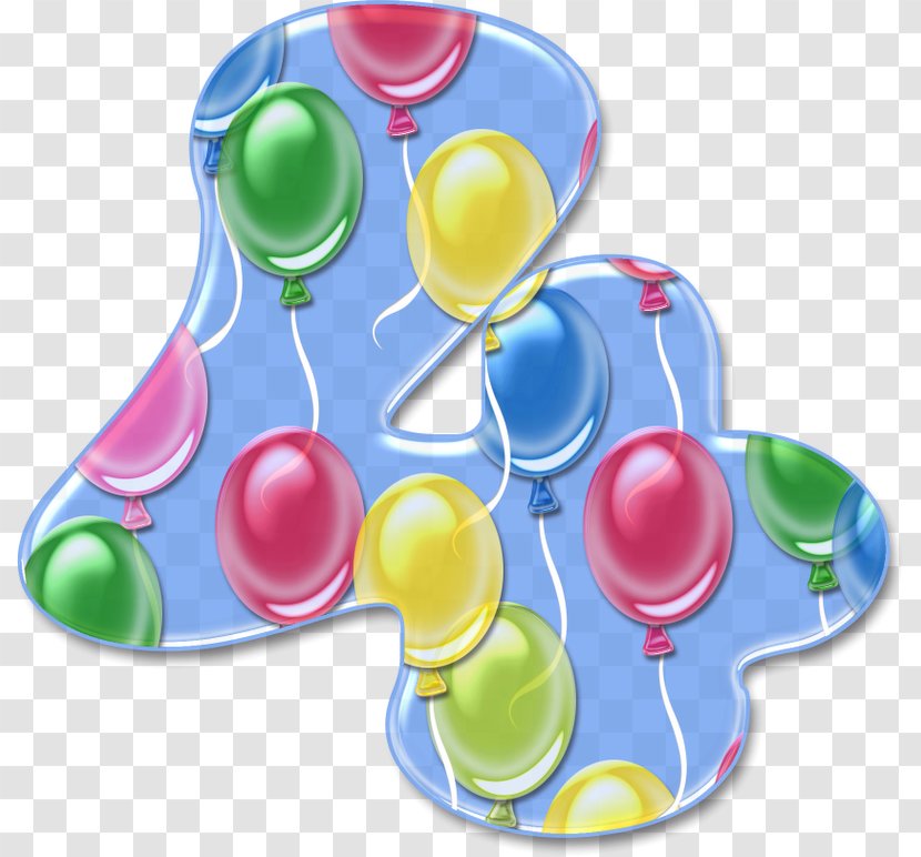 Numerical Digit Number Numeral System Birthday Toy Balloon - Party Transparent PNG