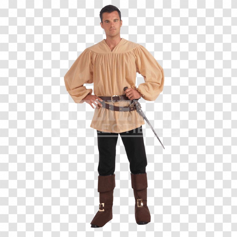 Middle Ages Renaissance Halloween Costume Clothing - Shoulder - Shirt Transparent PNG