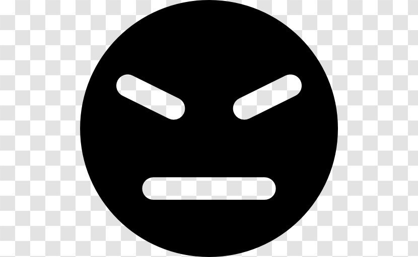Emoticon Anger Face - Facial Expression Transparent PNG