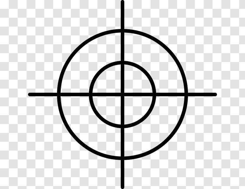 Shooting Target Weapon Sight Reticle Sniper - FOCUS Transparent PNG