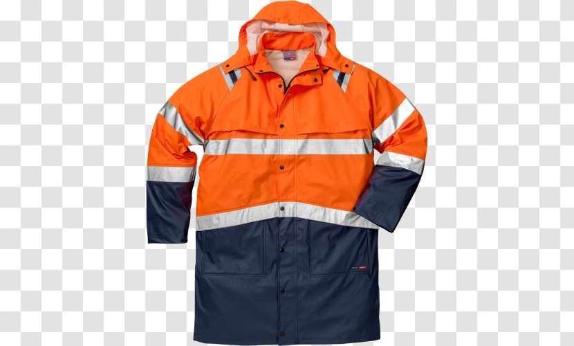Raincoat Jacket Workwear Hood - Coat Transparent PNG