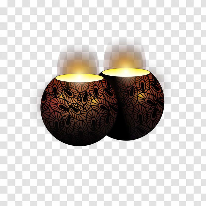 Aroma Lamp Candle - Lighting - Vector Lamps Transparent PNG
