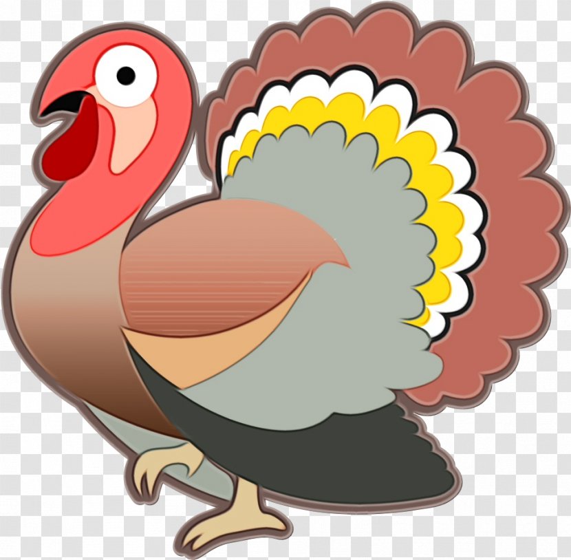 Bird Cartoon Clip Art Rooster Beak - Chicken Turkey Transparent PNG