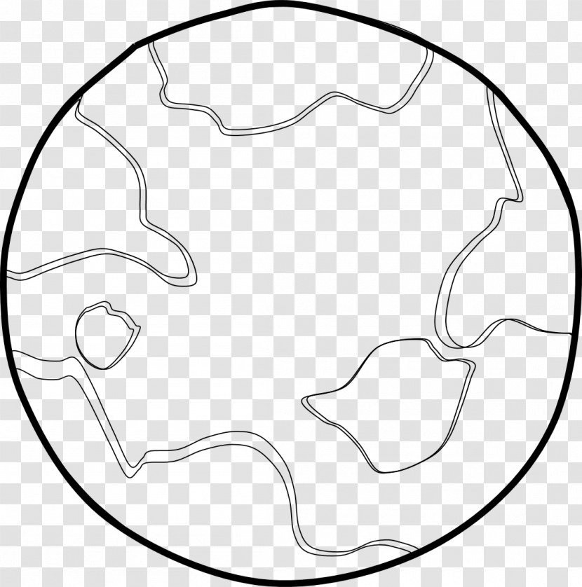 Earth Black And White Planet Drawing Clip Art - Artwork - Night Sky No Buckle Map Transparent PNG