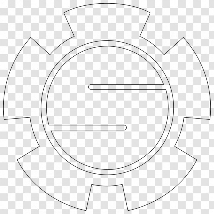 Circle Line Art Clip - White Transparent PNG