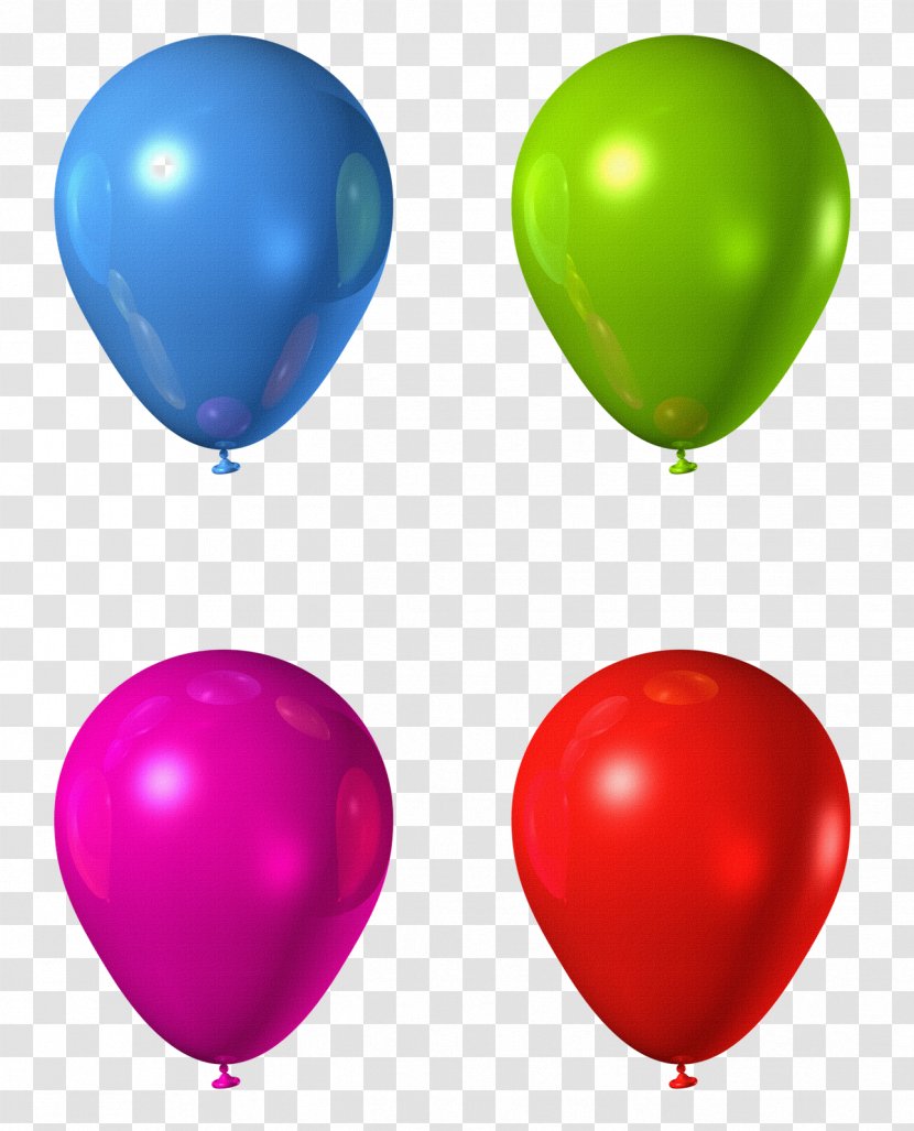 Balloon Birthday Clip Art - Color Transparent PNG
