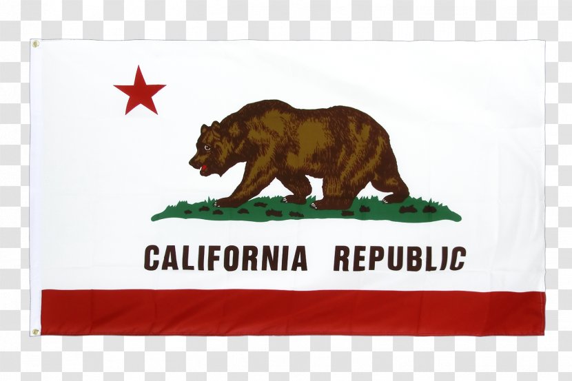 California Republic Flag Of National - Grizzly Bear Transparent PNG