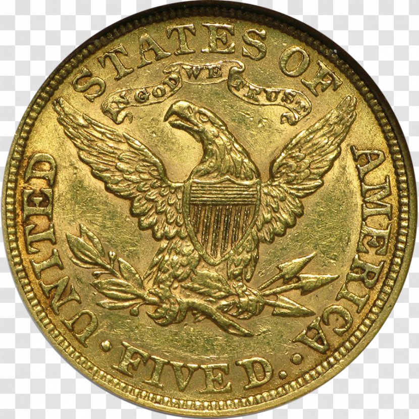 Coin Gold Half Sovereign Philadelphia Mint - Elizabeth Ii Transparent PNG