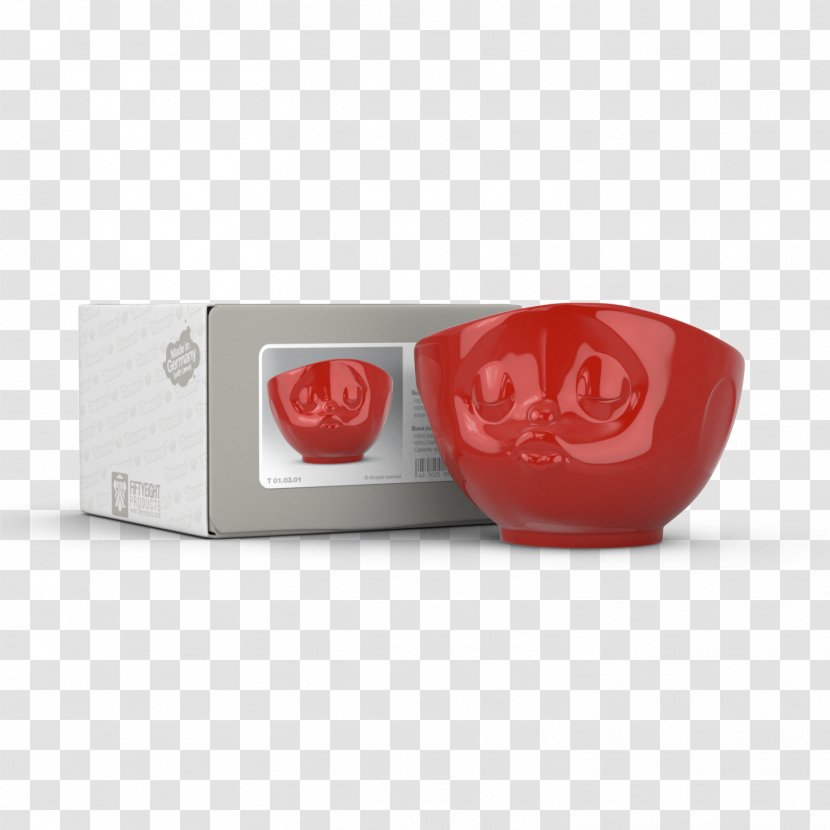 Kop Bacina Bowl Red Ceramic - Kiss Transparent PNG