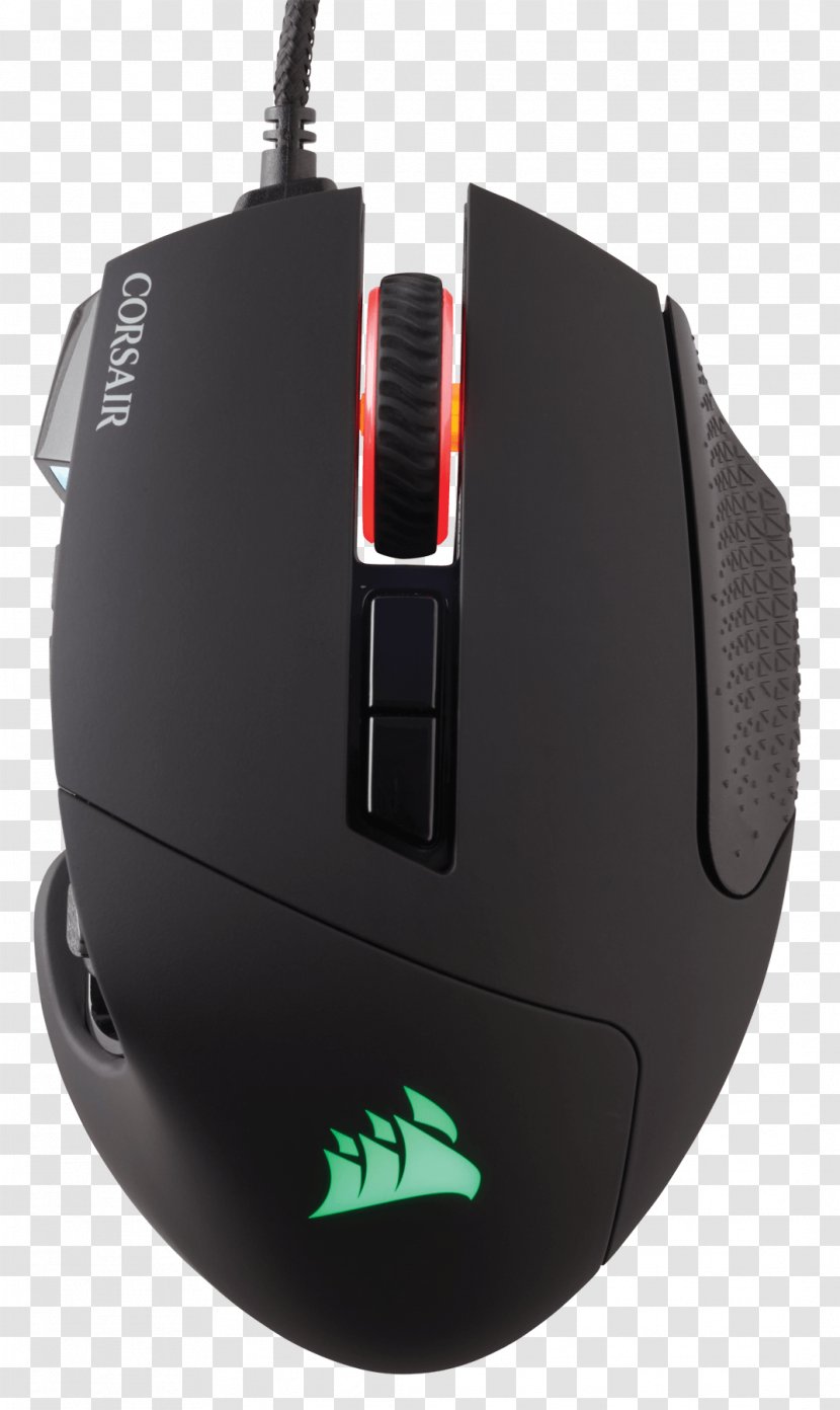 Computer Mouse Video Game Corsair Scimitar RGB PRO Massively Multiplayer Online Transparent PNG