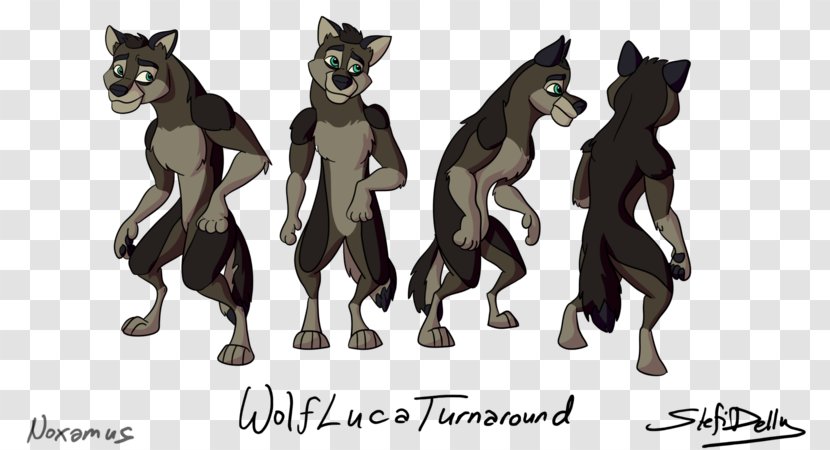 Gray Wolf Werewolf Comics Character Furry Fandom - Silhouette Transparent PNG