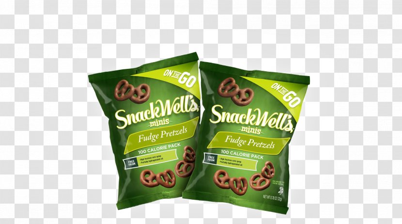 Fudge Pretzel SnackWells Chocolate Corn Syrup - Snackwells - Snack Bags Transparent PNG