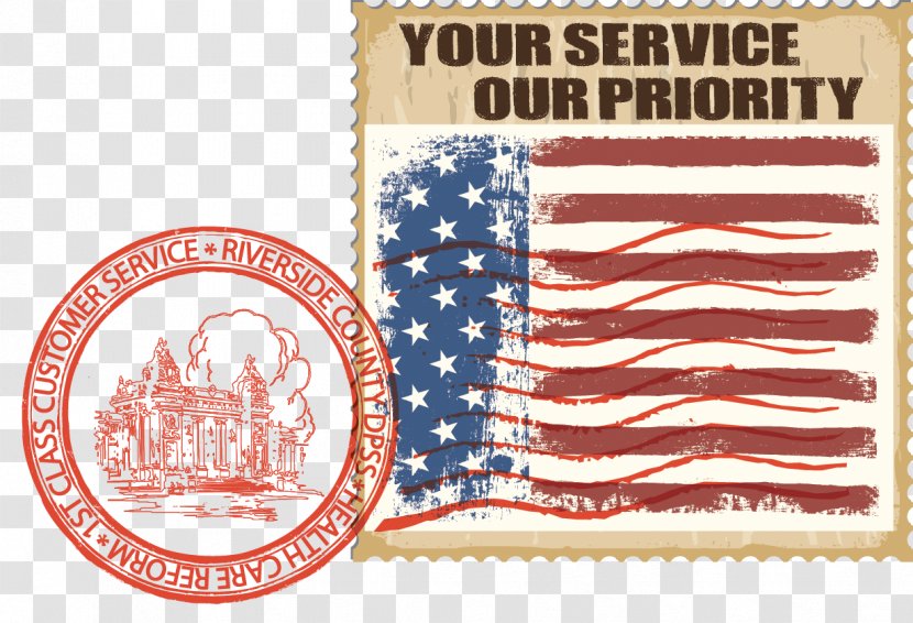 Postage Stamps Riverside County Department Of Public Social Services In-Home Supportive Flag The United States - Business - Allianz Life Insurance Company North America Transparent PNG