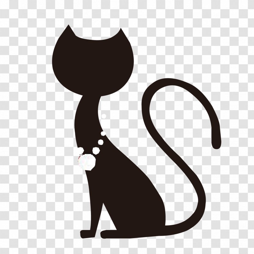 Whiskers Kitten Black Cat 貓咪.cat - Carnivoran Transparent PNG