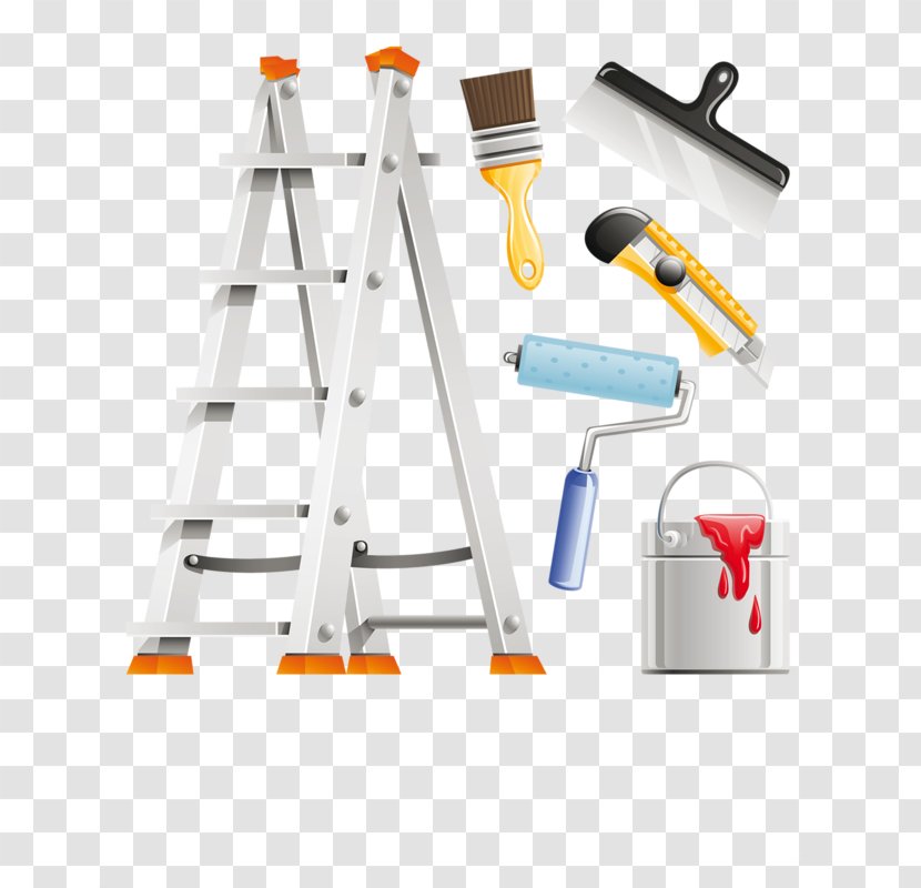 Ladder Cartoon - Drawing Transparent PNG