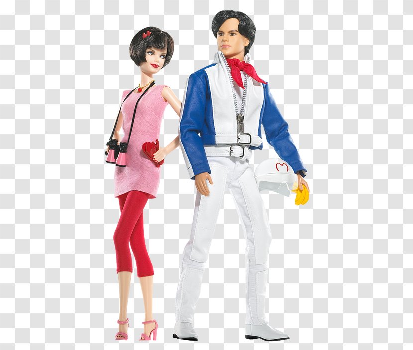 Speed Racer Barbie Doll And Ken Giftset X Trixie - Uniform Transparent PNG