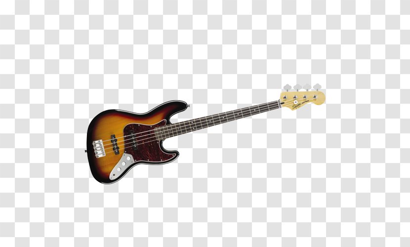 Bass Guitar Electric Acoustic Fender Jazz Squier - Tree Transparent PNG