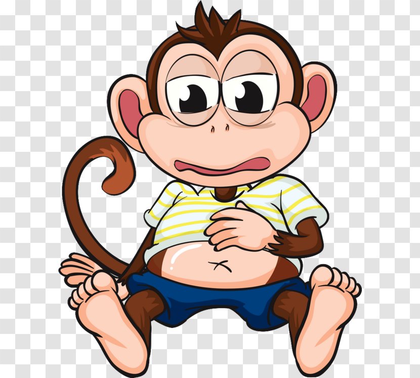 Baby Monkeys Vector Graphics Clip Art Cartoon - Monkey Transparent PNG