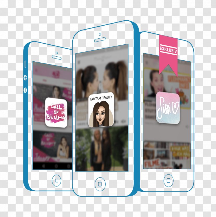 Smartphone Influencer Text Multimedia - Mobile Phone Transparent PNG