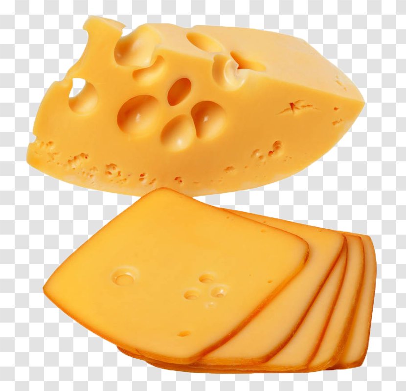 Gruyère Cheese Emmental Gouda Cheddar - Processed - Slice Transparent PNG