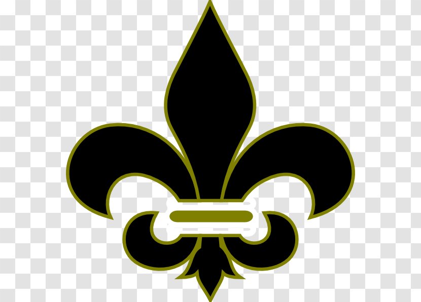 Fleur-de-lis New Orleans Saints Free Content Clip Art - Fleurdelis - Fleur De Leaf Transparent PNG