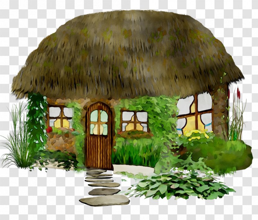 Tree Gazebo Thatching - Grass - Cottage Transparent PNG