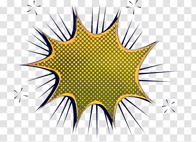 Yellow Line Star Transparent PNG