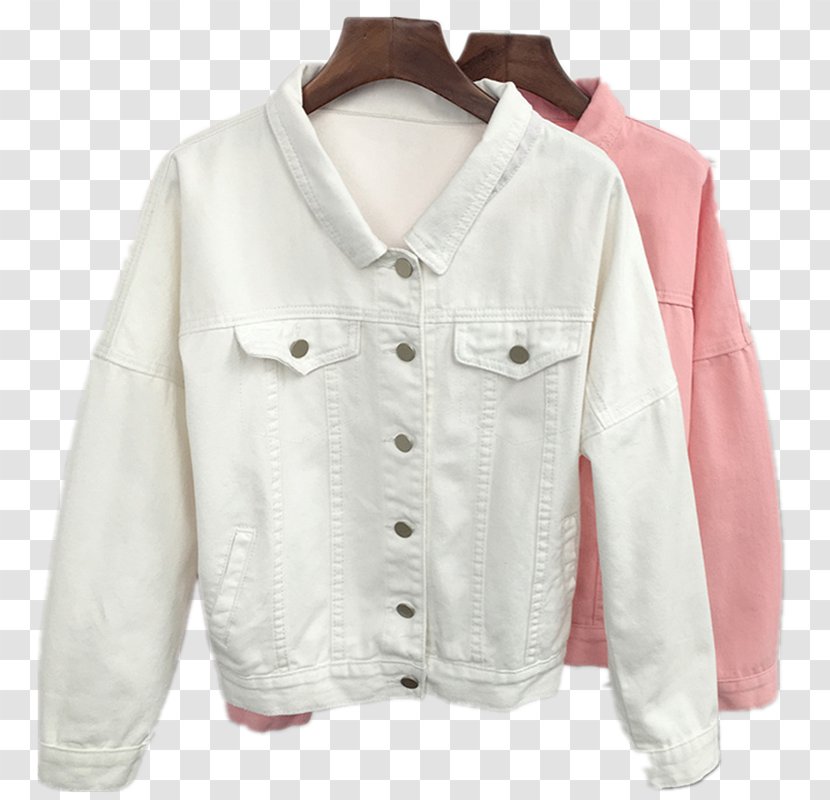 Jacket Sleeve Outerwear Button Collar - Lady Transparent PNG