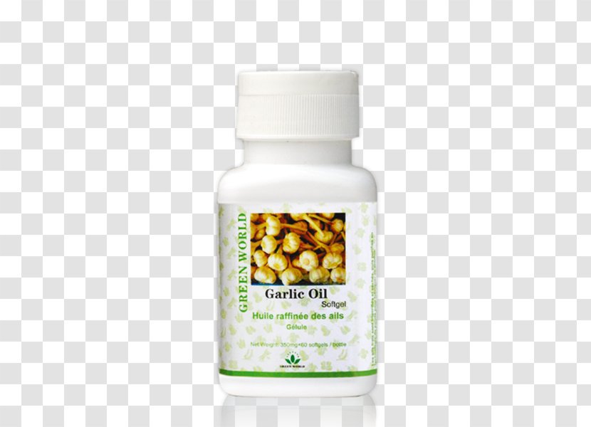 Softgel Health Fish Oil Garlic - Capsule - Green Transparent PNG