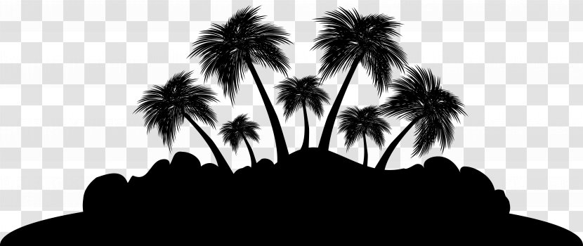 Manus Regional Processing Centre Australia Doini Island Parama Kitava - Monochrome Photography - Palm Silhouette Clip Art Image Transparent PNG