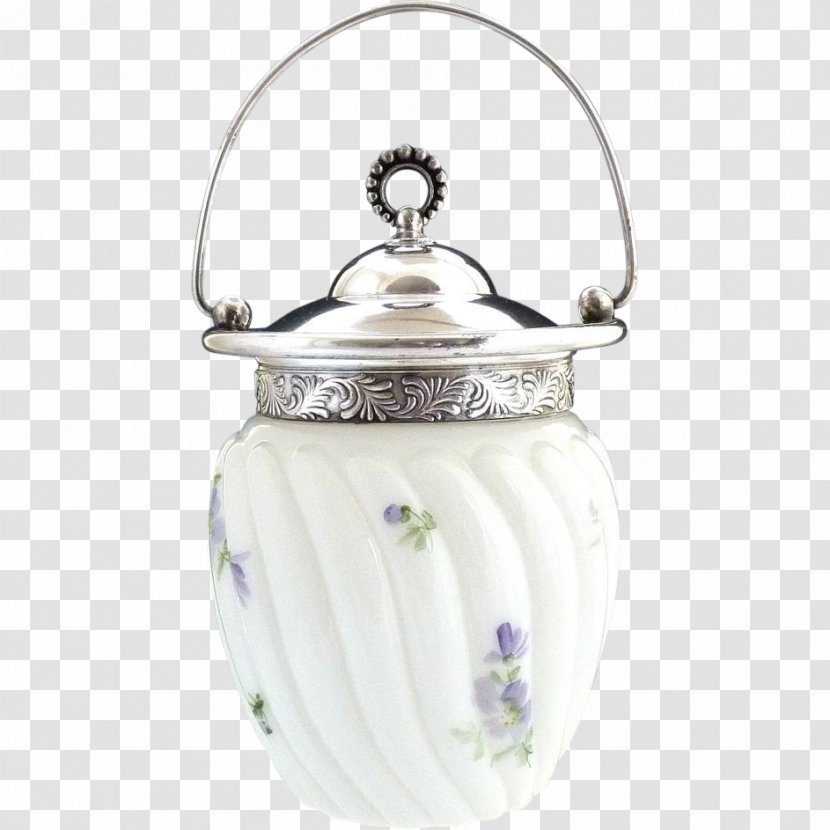 Biscuit Jars Milk Glass Lid - Plate Transparent PNG