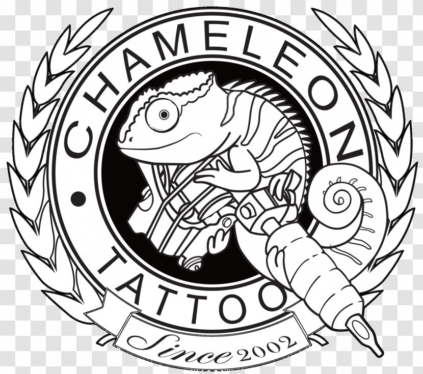 Chameleon Tattoo Artist Chameleons Body Piercing - Logo Transparent PNG