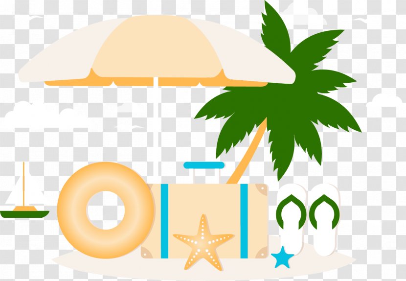 Clip Art - Summer Vacation - Swimming During The Transparent PNG