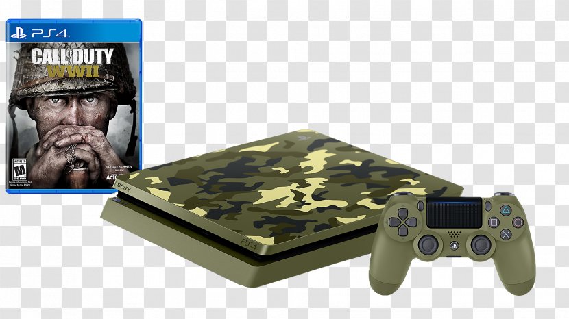 Call Of Duty: WWII PlayStation 4 3 Video Game Consoles - Terabyte - Sony Playstation Transparent PNG