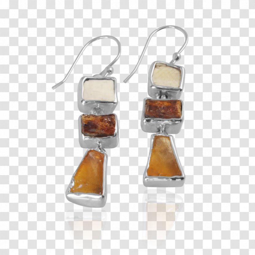 Amber Earring Gemstone Jewellery Mineral - Herkimer Diamond - Emerald Opal Earrings Transparent PNG