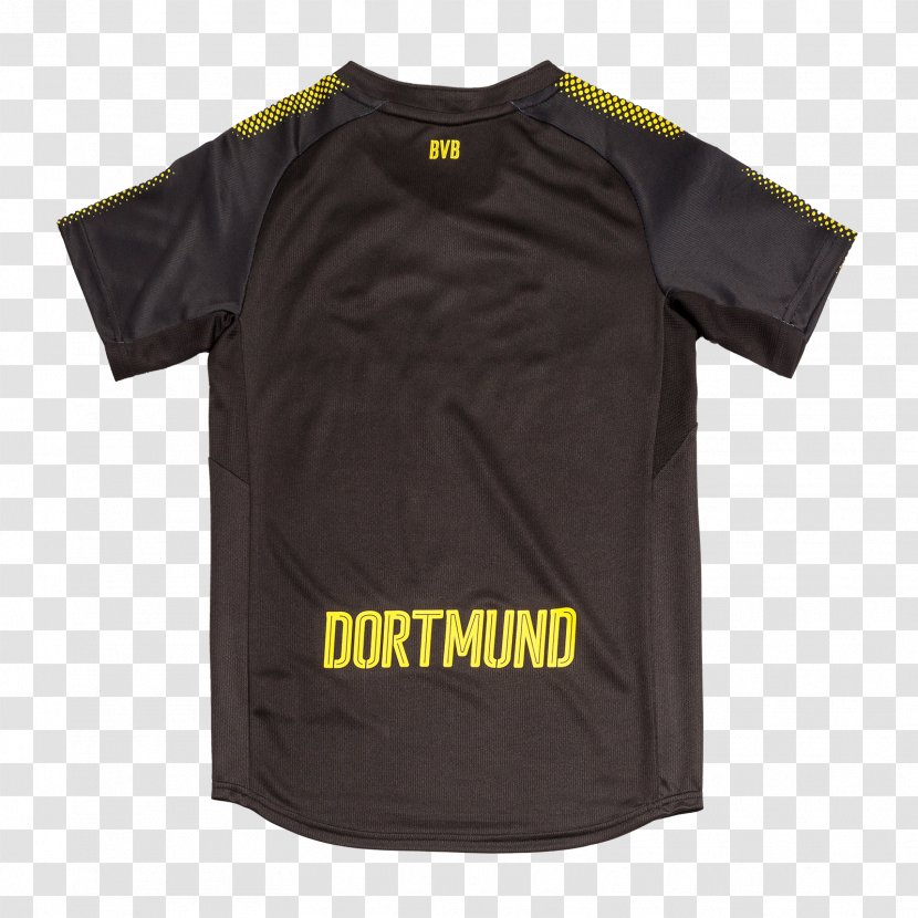 T-shirt Jersey BVB Home Goalkeeper Shirt 2017/18 Sleeve - Sportswear Transparent PNG