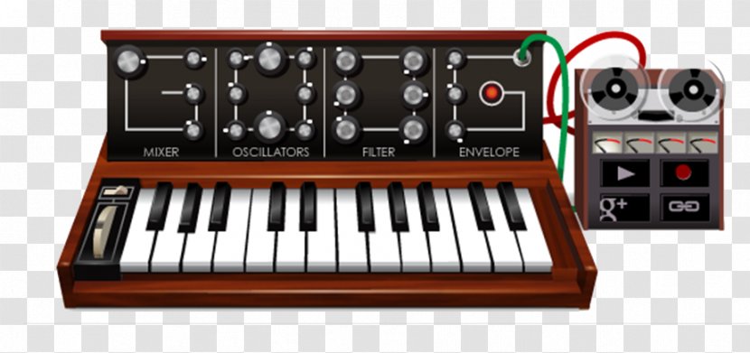 Doodle4Google Google Doodle Minimoog - Moog Synthesizer Transparent PNG